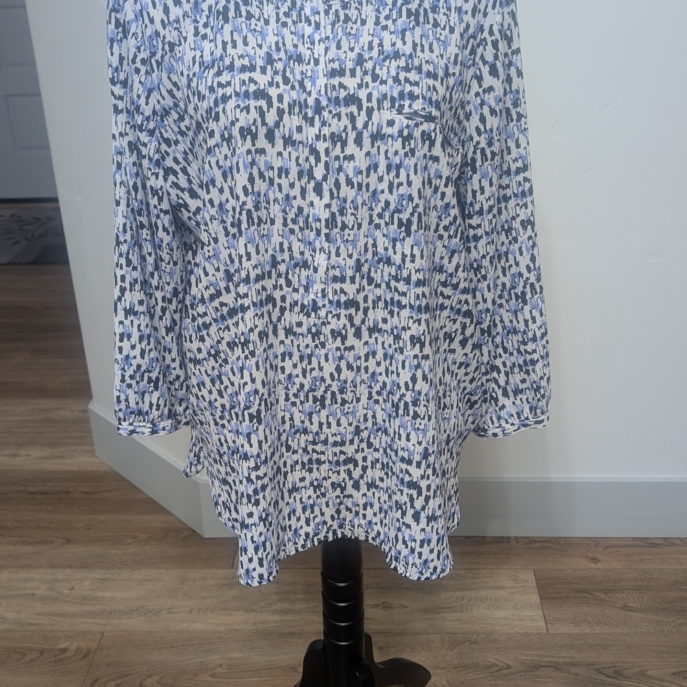 JM Collection Multicolor Patterned Blouse - image 2